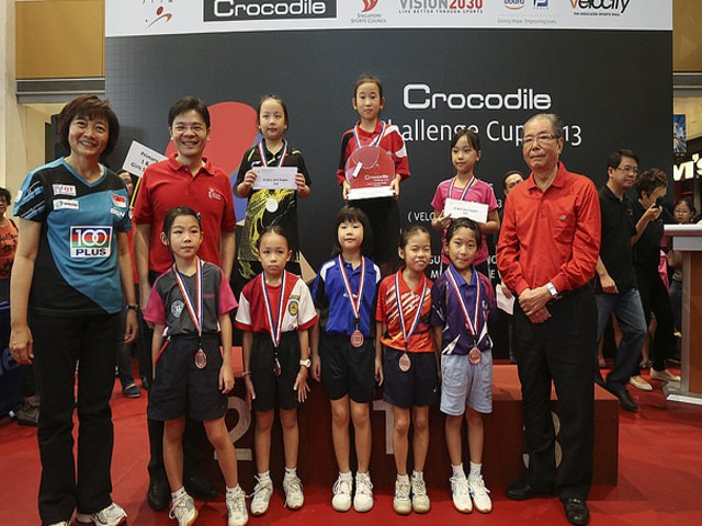 The Winners Of The Crocodile Challenge Cup 2013 (Pri 5 & Pri 6 Categories) Will Win An Overseas Experience Training And Competing At The ITTF Hopes Week