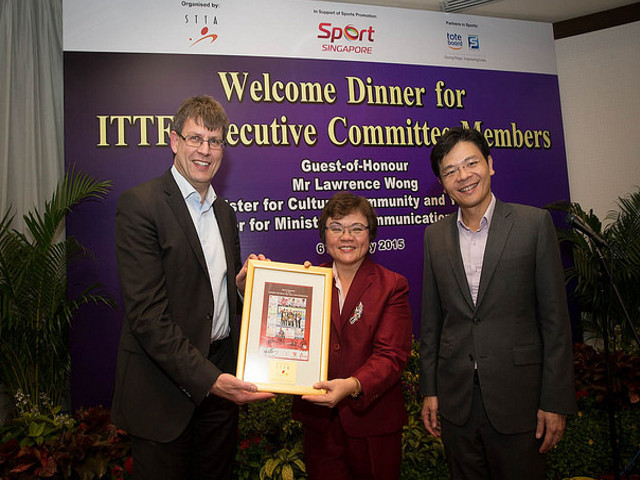 Singapore Table Tennis Association Welcomes ITTF EC Members