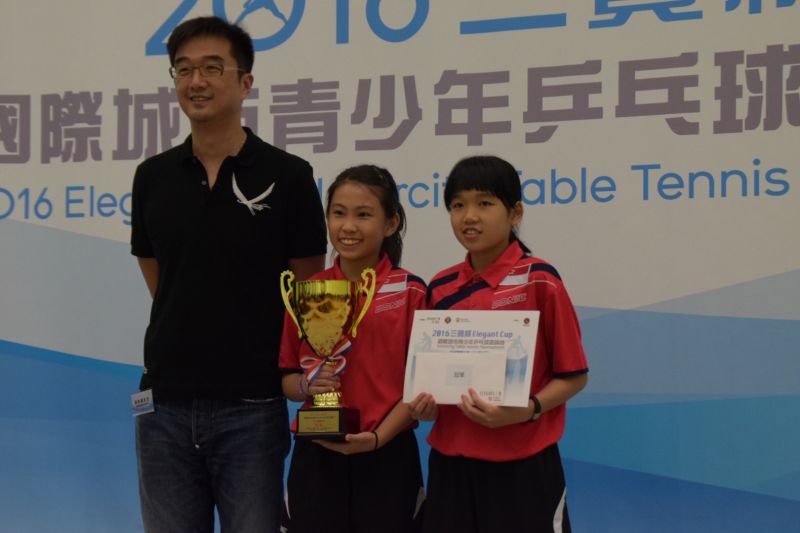 Singapore Juniors bagged the U12 Girls’ Team event title at 4th San Bao Bei Invitational Tournament 2016