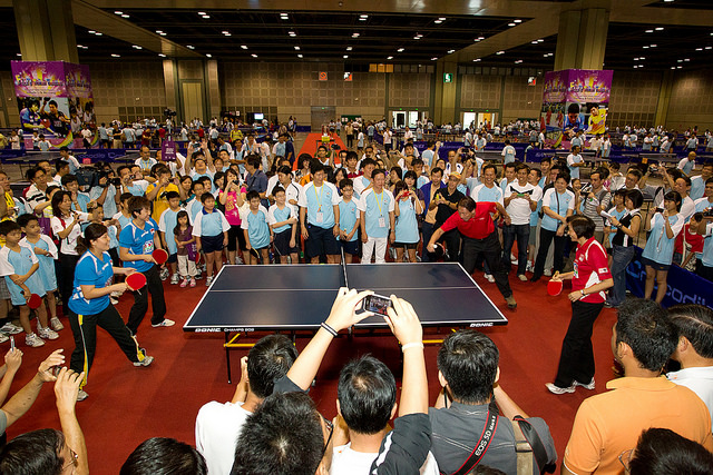 The Biggest Mass Participation Event Ever Organised By Singapore Table Tennis Association (STTA) With Support From People’s Association (PA) And Nee Soon South Gros