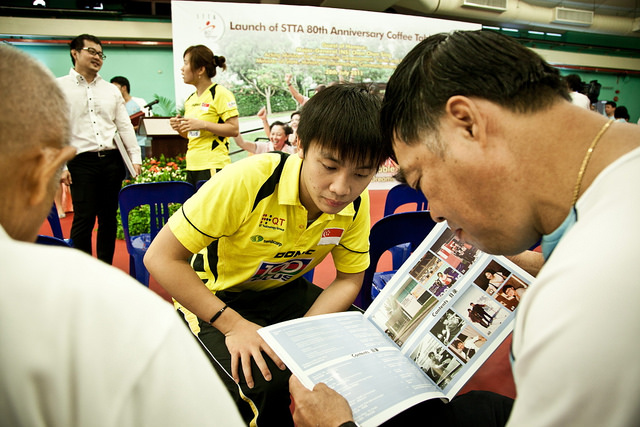 Launch of Singapore Table Tennis Association Coffee Table Book