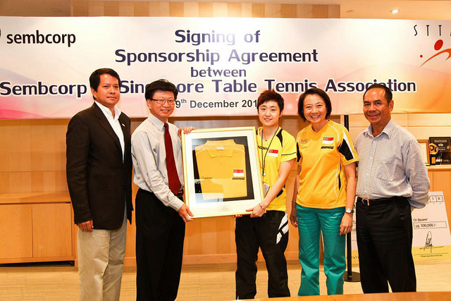 Sembcorp Signs Three-Year Sponsorship Deal With The Singapore Table Tennis Association (STTA)