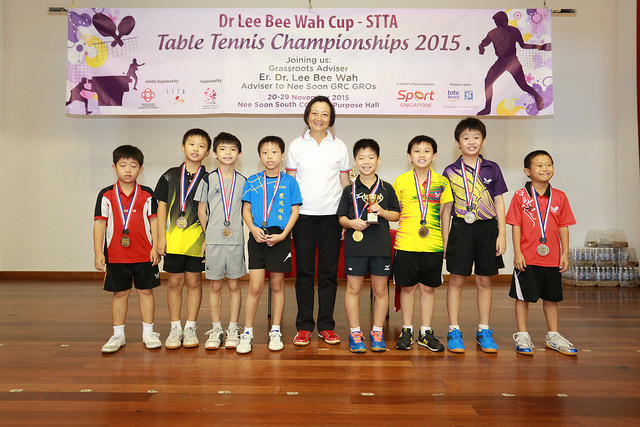 Dr Lee Bee Wah Cup-STTA Table Tennis Championships 2015
