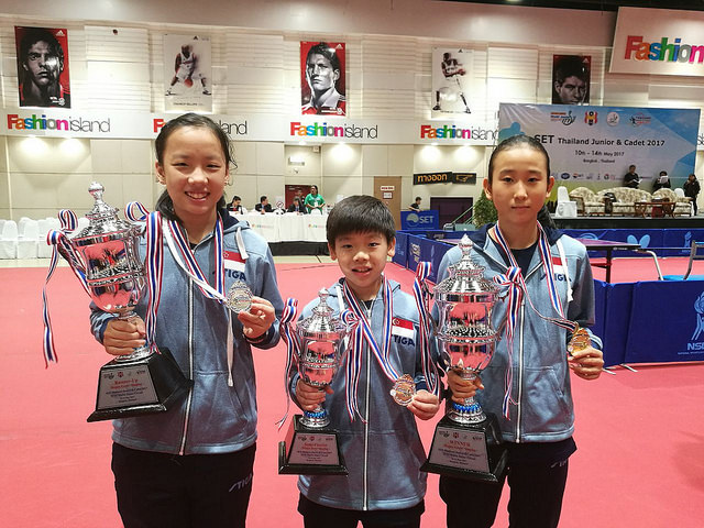 Singapore’s first Hopes singles title at the ITTF Thailand Junior & Cadet Open