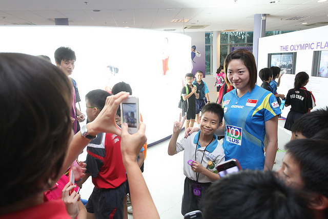 Li Jiawei Imparts Her Olympic Experience To The Juniors