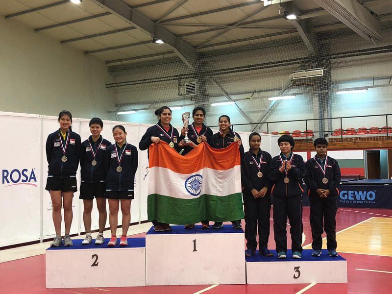 Paddlers finished with 2 golds, 1 silver and 4 bronzes at the 2018 Serbian Junior & Cadet Open – ITTF Junior Circuit, 19 to 23 September 2018