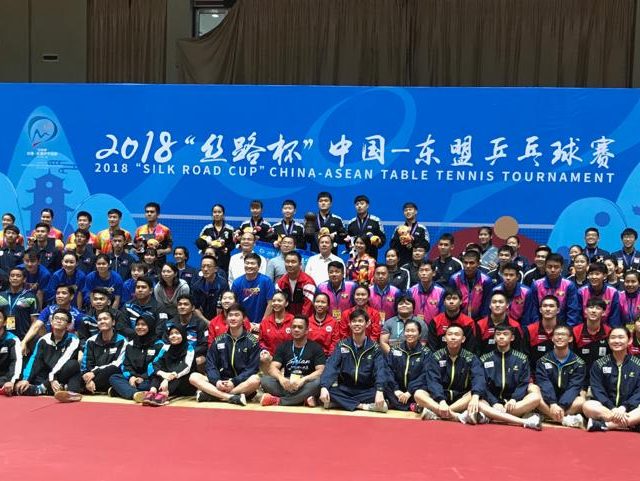 Table Tennis:  Youth Paddlers finished 3rd at the 2018 Silk Road Cup China- Asean Table Tennis Tournament, Jingxi China, 27 to 28 October 2018