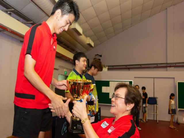 Koen Pang was crowned Triple Champion at the National Table Tennis Grand Finale 2018/2019