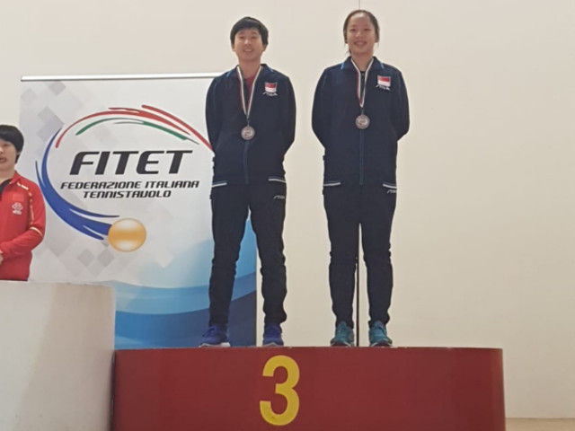 Singapore secures 2 bronzes at the 2019 ITTF Junior Circuit Premium, Italy Junior & Cadet Open, 20 to 24 March 2019