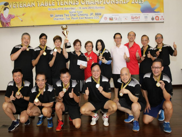 Former national player Li Jiawei participated in the Toa Payoh East-Novena/ STTA Veteran Table Tennis Championship 2019, 15 to 16 June 2019.