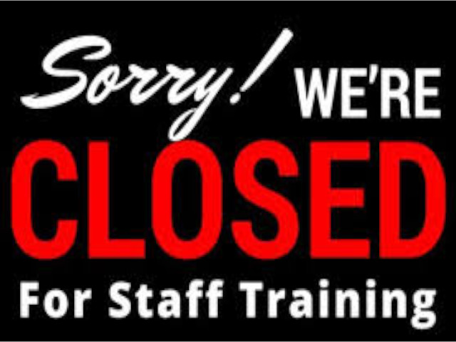 STTA Zone Training Centres will be closed on Monday, 30th September 2019 for Staff Training