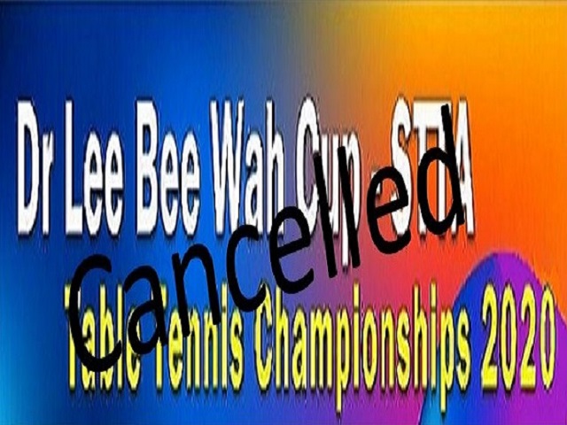 Dr Lee Bee Wah-STTA Championships 2020 (Cancelled)