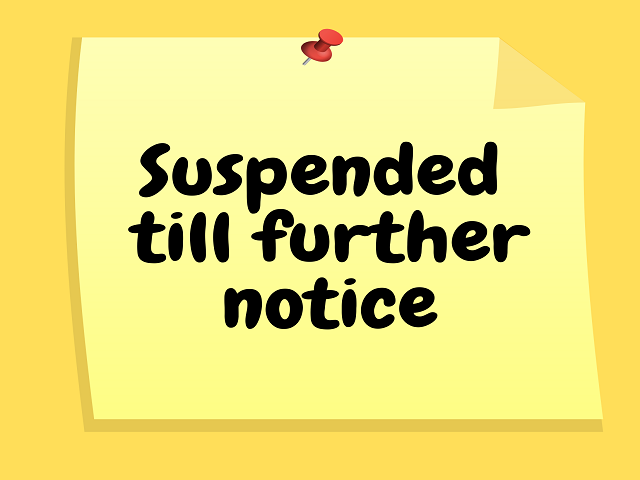 Learn to Play and Continue to Play programmes will continue to be suspended till further notice
