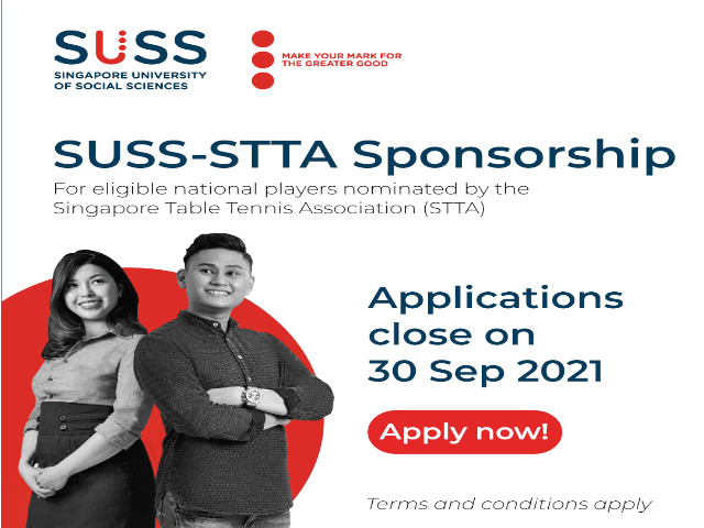 SUSS-STTA Scholarship for National Players