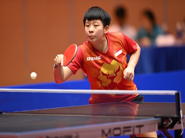 Clarence Chew and Zeng Jian finished with bronze in their singles event #SEAGames2022