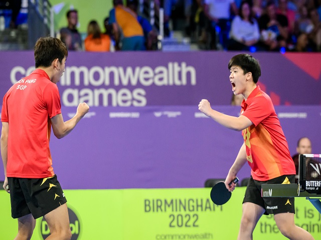 Commonwealth Games: Singapore upset top seeds England to reach table tennis men’s team final