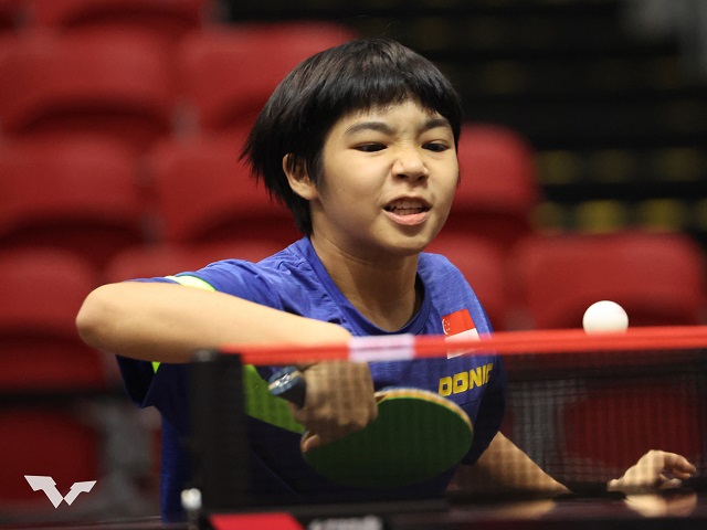 Singapore’s up-and-coming talent, Loy Ming Ying scored big at WTT Youth Contender circuit