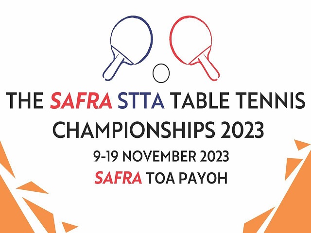 SAFRA STTA TABLE TENNIS CHAMPIONSHIPS 2023 – Registration is open!