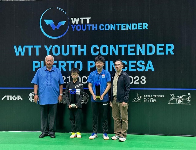 Singaporean Table Tennis Youths Excel at World Table Tennis Youth Contender Puerto Princesa 2023, 15 to 21 October 2023