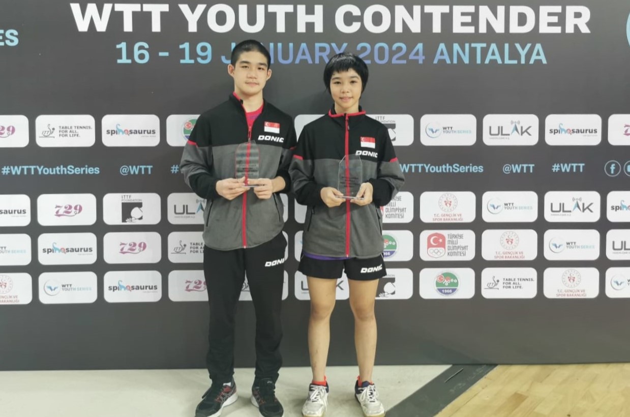 Loy siblings clinch joint3rd in Boys and Girls U17 Singles at WTT