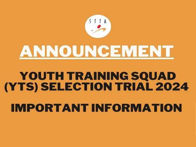 Youth Training Selection Trials 2024