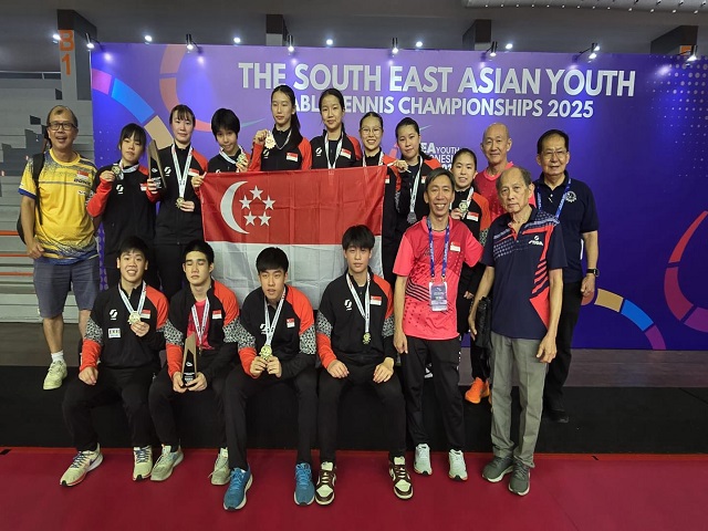 Gold, Silver and Bronze for Singapore teams at SEA Youth Championships
